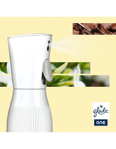 Glade® ONE Sensual Sandalwood & Jasmine, odświeżacz powietrza z wymiennym wkładem, 10 ml  4