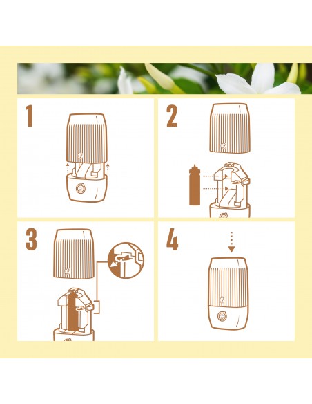 Glade® ONE Sensual Sandalwood & Jasmine, odświeżacz powietrza z wymiennym wkładem, 10 ml  5