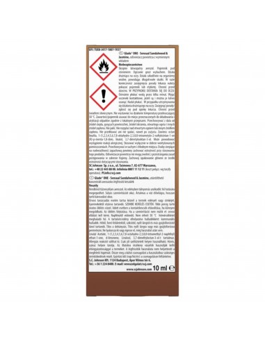 Glade® ONE Sensual Sandalwood & Jasmine, odświeżacz powietrza z wymiennym wkładem, 10 ml  7