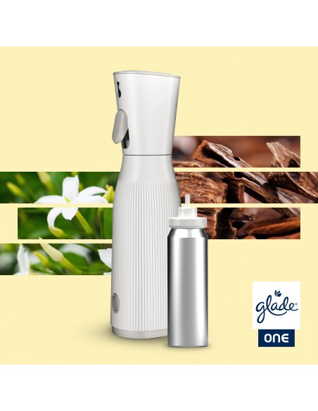 Glade® ONE Sensual Sandalwood & Jasmine, odświeżacz powietrza z wymiennym wkładem, 10 ml  3