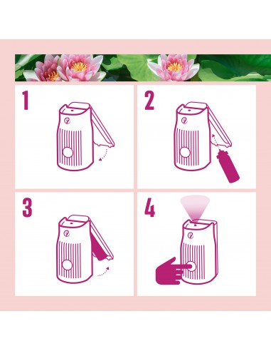 Glade® ONE - Relaxing Zen, skoncentrowany odświeżacz powietrza touch & spray urządzenie + 2 zapasy  4