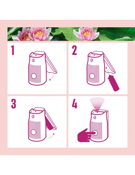 Glade® ONE - Relaxing Zen, skoncentrowany odświeżacz powietrza touch & spray urządzenie + 2 zapasy  4