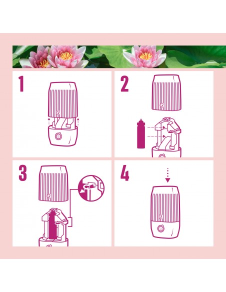 Glade® ONE Sense & Spray - Relaxing Zen, automatyczny odświeżacz powietrza urządzenie + wkład + baterie  5
