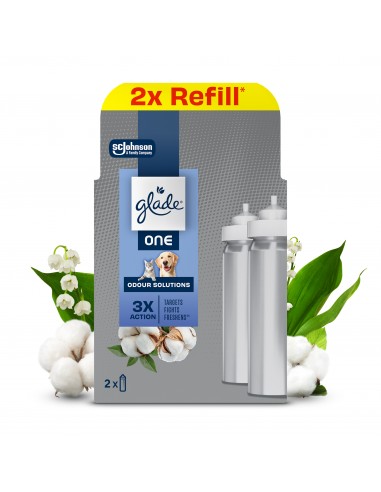 Glade® ONE - Pet, zapas do odświeżaczy powietrza zwalcza trudne zapachy zwierząt 2x 10 ml 