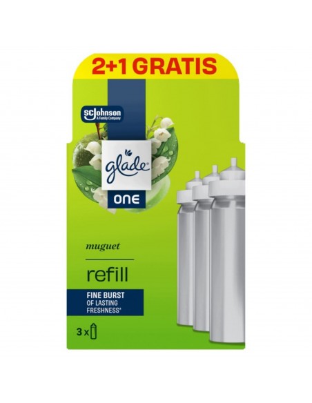 Glade® ONE - Muguet, kwiaty konwalia zapas do odświeżaczy powietrza 2+1  6