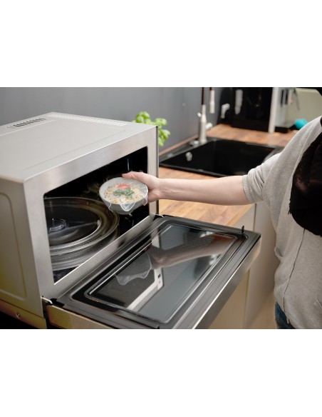 Pokrywki silikonowe do żywności uniwersalne  4 szt Curver 3253928151010 21