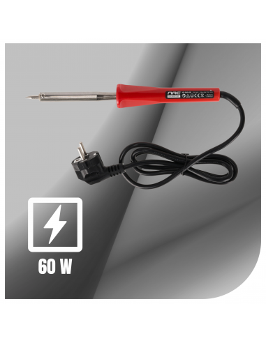 Mocna precyzyjna lutownica kolbowa oporowa NAC 60W 490°C  3