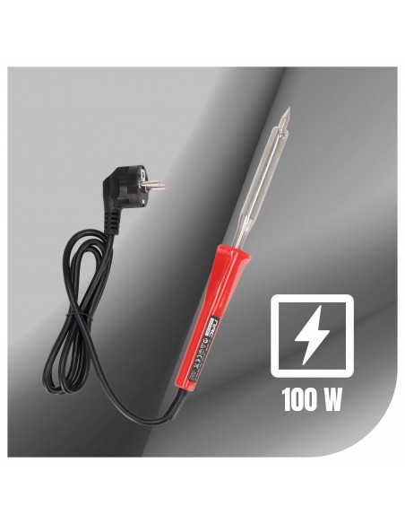 Mocna precyzyjna lutownica kolbowa oporowa NAC 100W 600°C  3