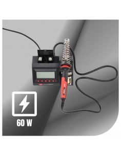 Cyfrowa stacja lutownicza grotowa kolbowa NAC 60W 200-400°C + akcesoria  2