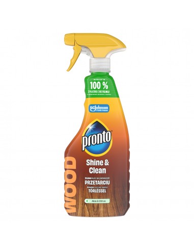 Płyn do czyszczenia drewnianych powierzchni Pronto Wood Shine&Clean Aloe&Citrus, 500ml 5000204717990