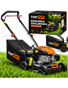 Lekka kosiarka spalinowa bez napędu z koszem 149 cm3 40 cm TOP CUT TC-LS-40-149L 