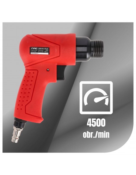 Udarowy młotek pneumatyczny 6,3 Bar 4500 RPM 4 dłuta NAC NAIR-AH-150-LX 