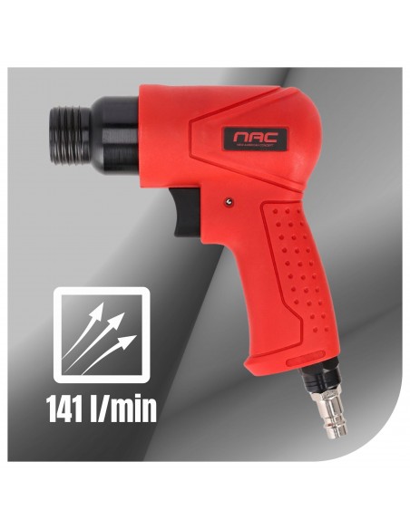 Udarowy młotek pneumatyczny 6,3 Bar 4500 RPM 4 dłuta NAC NAIR-AH-150-LX  3