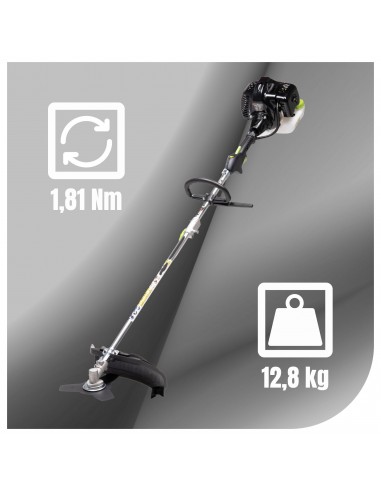 Wielofunkcyjna kosa spalinowa 4w1 42,7 cm³ NAC BP427-10MU-V koszenie żyłką i tarczą + pilarka + nożyce do żywopłotu 