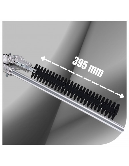 Wielofunkcyjna kosa spalinowa 4w1 42,7 cm³ NAC BP427-10MU-V koszenie żyłką i tarczą + pilarka + nożyce do żywopłotu  6