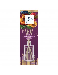 Świąteczny zimowy Glade® Reed Diffuser - Mulled Wine, odświeżacz powietrza pachnące patyczki 50 ml  2