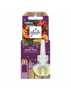 Świąteczny zimowy Glade® Electric scented oil - Mulled Wine, zapas do elektrycznego odświeżacza powietrza 20 ml  2