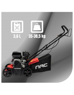 Mocny wertykulator spalinowy do trawy z funkcją aeracji dwa wałki NAC 4,3 kW  2