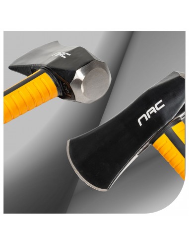 Mocna siekiera-młot rozłupujący z trzonkiem 5G Fiberglass 36″ 3600g NAC HM-360-SS-FG  5
