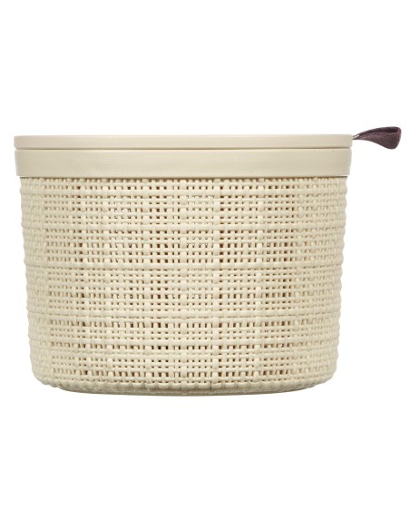 Koszyk na drobiazgi z pokrywką 2l kremowy Curver Jute 3253921903005 5