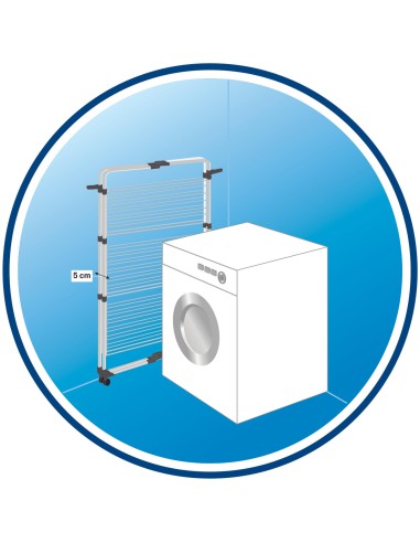 Piętrowa suszarka Vileda Mixer 3, wys. 133 cm 4023103202092 34