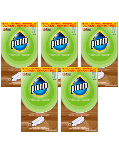 Zapas 5 wkładów do miotełki do kurzu Pronto® Duster